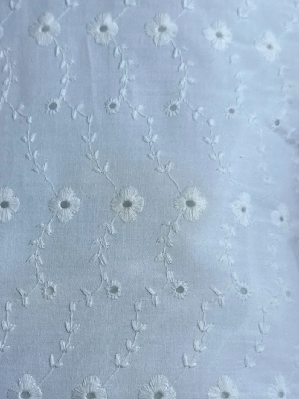 Vtg 3-Pc Set: White Eyelet Ruffle Bedskirt Full-Size, Valance& Decorative Pillow